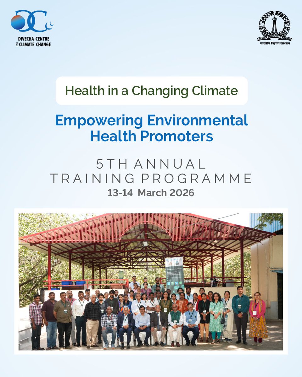 Divecha Centre for Climate Change,IISC tweet media