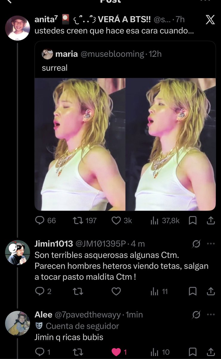 anita⁷ 🎴 𐔌՞. .՞𐦯 VERÁ A BTS!! tweet media