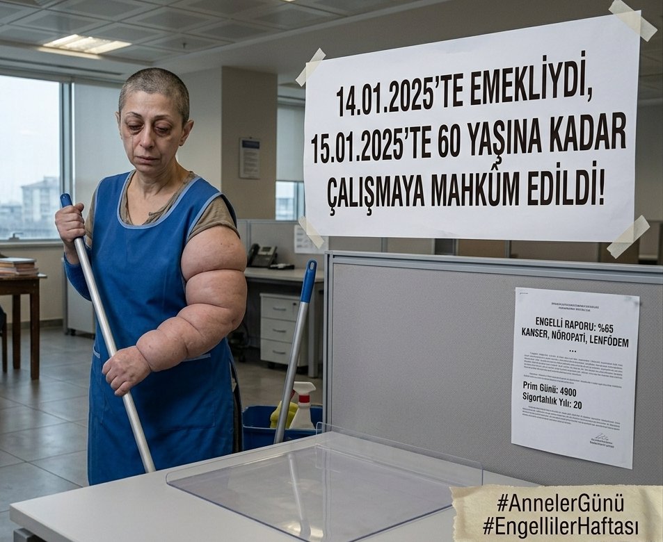 NaezLi's tweet photo. @karagozilker Engelleri kaldırmak yerine, 15 Ocak yasasıyla engellilere yeni duvarlar ördünüz. Hafta kutlanıyor ama annelerin sırtındaki yük asla #Değişmiyor. #EngellilerHaftası https://t.co/LGfq97IoOU