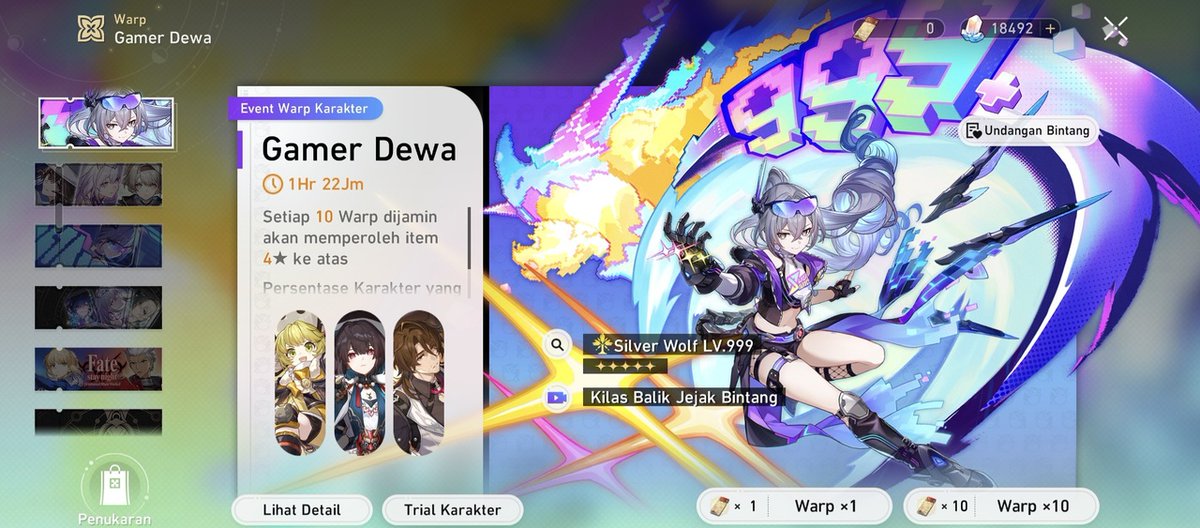 Pompom! Sender nobatkan banner ini jadi banner paling lama dalam sejarah hsr alias KAPAN GANTI BANNER KE PHASE 2 SENDER GA SABAR MAU GACHA BRUTAL EVA SAMA TRIBBIE INI KAPAN GANTINYA TANGAN SENDER UDAH GATEL BANGET MAU GACHA😭😭