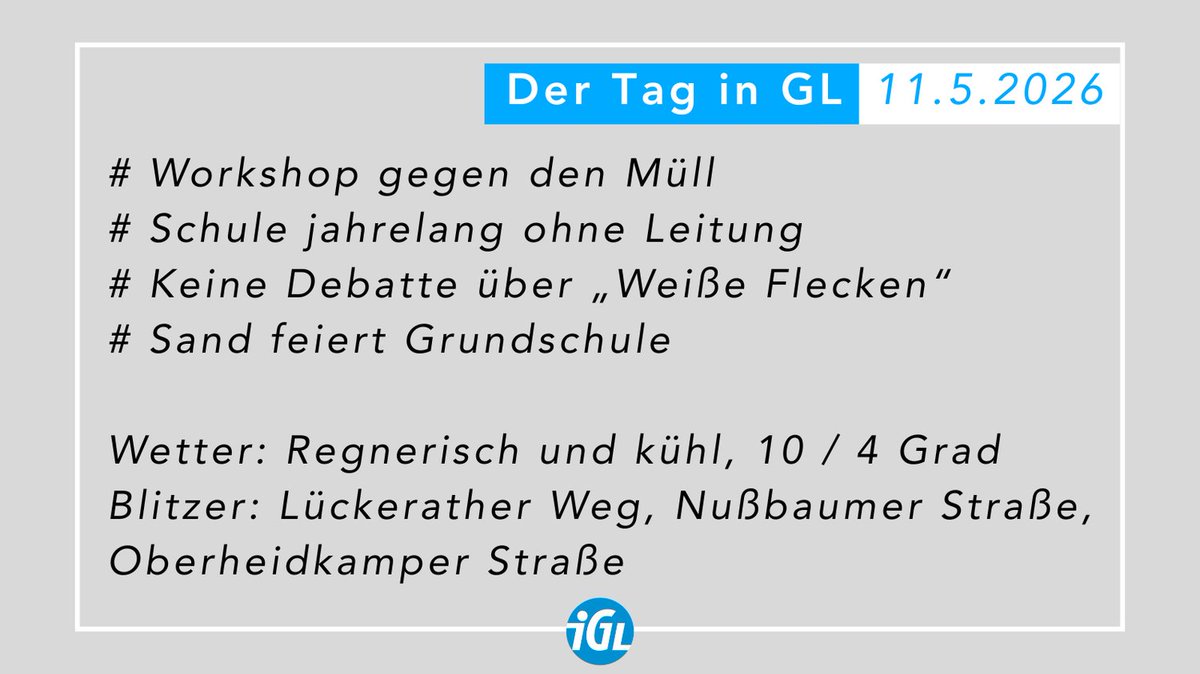 i_GL's tweet photo. Guten Morgen, die frische Dosis lokaler Nachrichten für Bergisch Gladbach: https://t.co/m6FTDyVhvy  #gl1 #bergischgladbach https://t.co/hifqB3YtMn