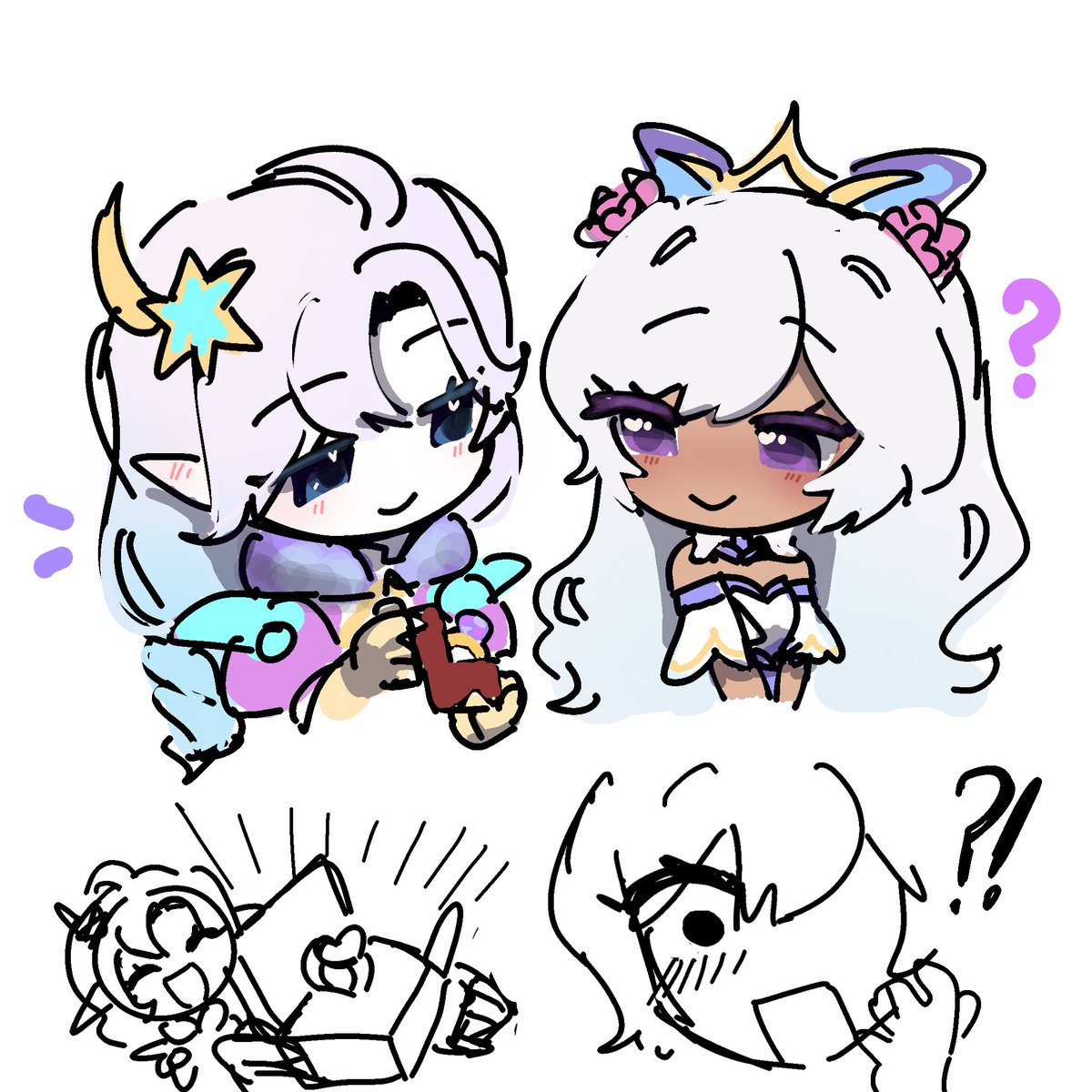 QuanticCatalyst's tweet photo. MLBB Rarepair Request : Batch ??
Requested by @naegeprek and @SincereKreiburg !!
OHMYGOOD THANK YOU SO MUCH FOR REQUESTING THE CUTEST YURI EVERRRRRR
Also i need more people to req their ships to me plsplspls
#Bealissa #LoliMathil #Mlbbfanart https://t.co/DuaG0rJIyl