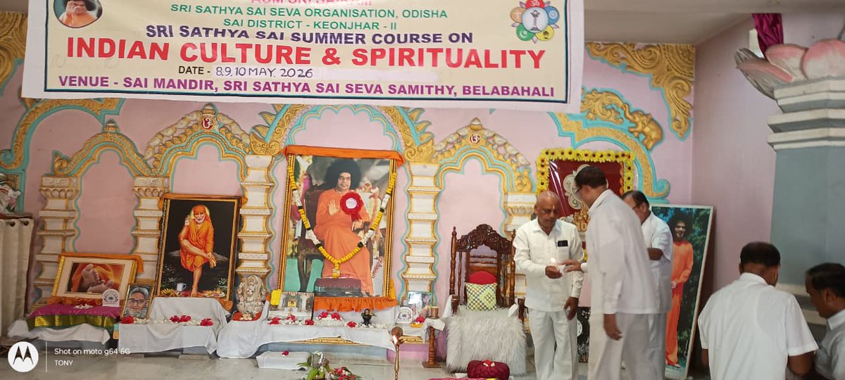 sathyasaiodisha's tweet photo. Loving Sairam..
With the divine blessings of Sri Sathya Sai Baba, a 3-day Summer Course was successfully conducted by Belabahali Samithi, Keonjhar-2 Sai District, from 08.05.2026 to 10.05.2026.
#summercourse
#indiancultureandspirituality
#Samithilevel
#Keonjhar2
-Media Team https://t.co/bP55rx6dyp