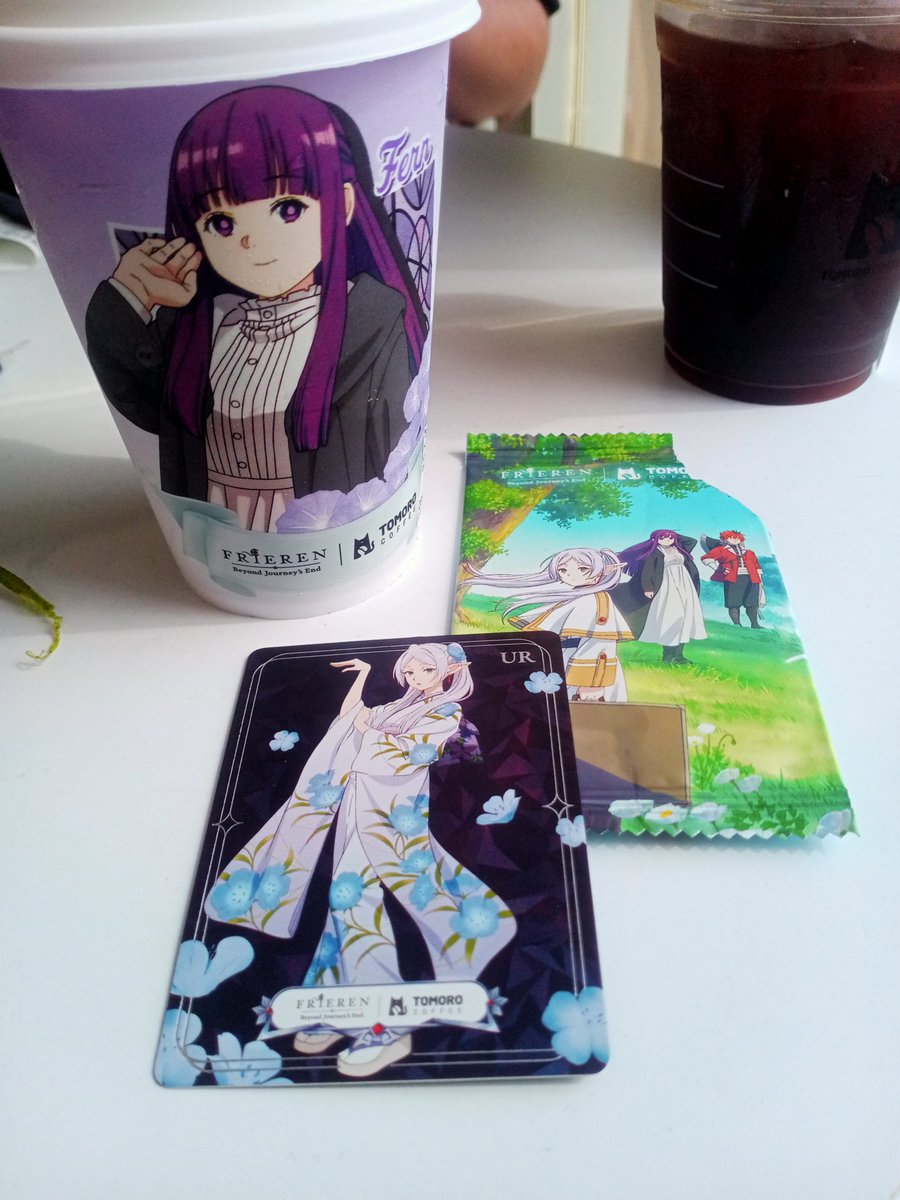 Devianyannn's tweet photo. Wts Card Tomoro x Frieren
UR Frieren kimono 100k
Dom Surabaya 
#warunganime #warungfrieren https://t.co/Sk2qSyGNKy