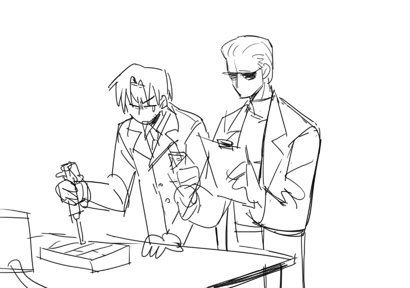 IcefishYu's tweet photo. Lab bro doodles
Wesker’s having a bad time x
#weskin #residentevil https://t.co/u1zVIy6kaE