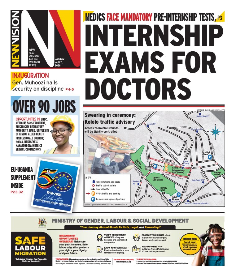 rkalyes1's tweet photo. 🔥 I am still digesting this!
Pre- internship exams, no pay for internship, 6th year?
Are these going to be phased?
🔥 Help me understand 😔 
@newvisionwire https://t.co/iQXbcLsuaH
