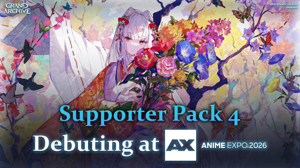 Supporter Pack 4 is debuting at Anime Expo 2026! Take a look at