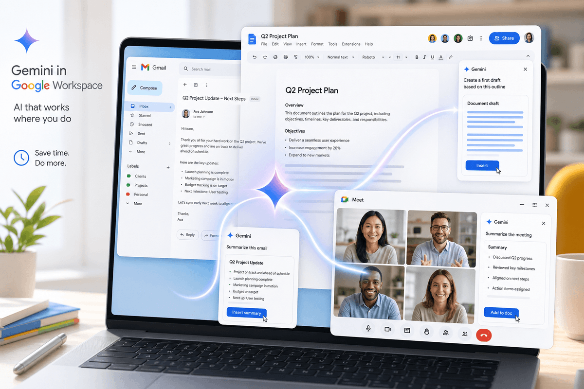 GigiSeth's tweet photo. Il tuo team usa Gmail e Drive ogni giorno.
Gemini è già integrato lì dentro. La maggior parte delle PMI non lo ha ancora attivato.
Nessuna app nuova. Nessuna migrazione. Solo meno lavoro manuale.
Guida per PMI → https://t.co/MuGRFS8h04
#AIAziendale #Gemini #DigitalePerPMI https://t.co/5hxjnhnl3a