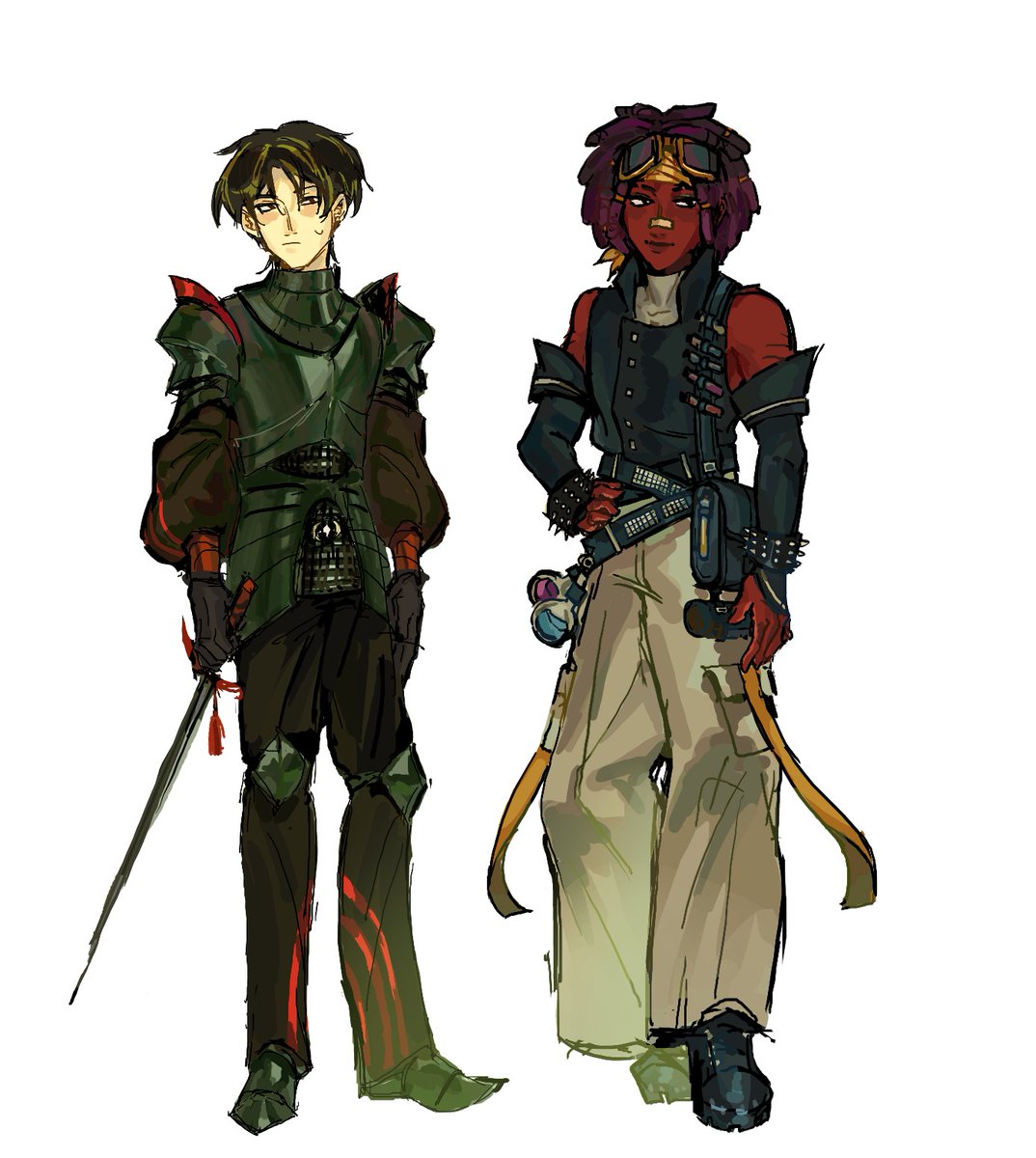 indolentrr's tweet photo. #wan2talk everybody please look at fantasy jaenah. Worst Knight Ever and cutest alchemist oat https://t.co/OdvUUy3q5A