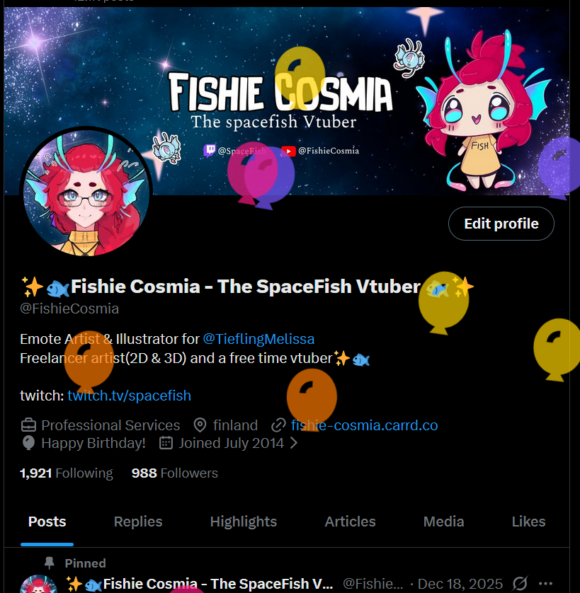 ✨🐟Fishie Cosmia - The SpaceFish Vtuber 🐟✨ tweet media