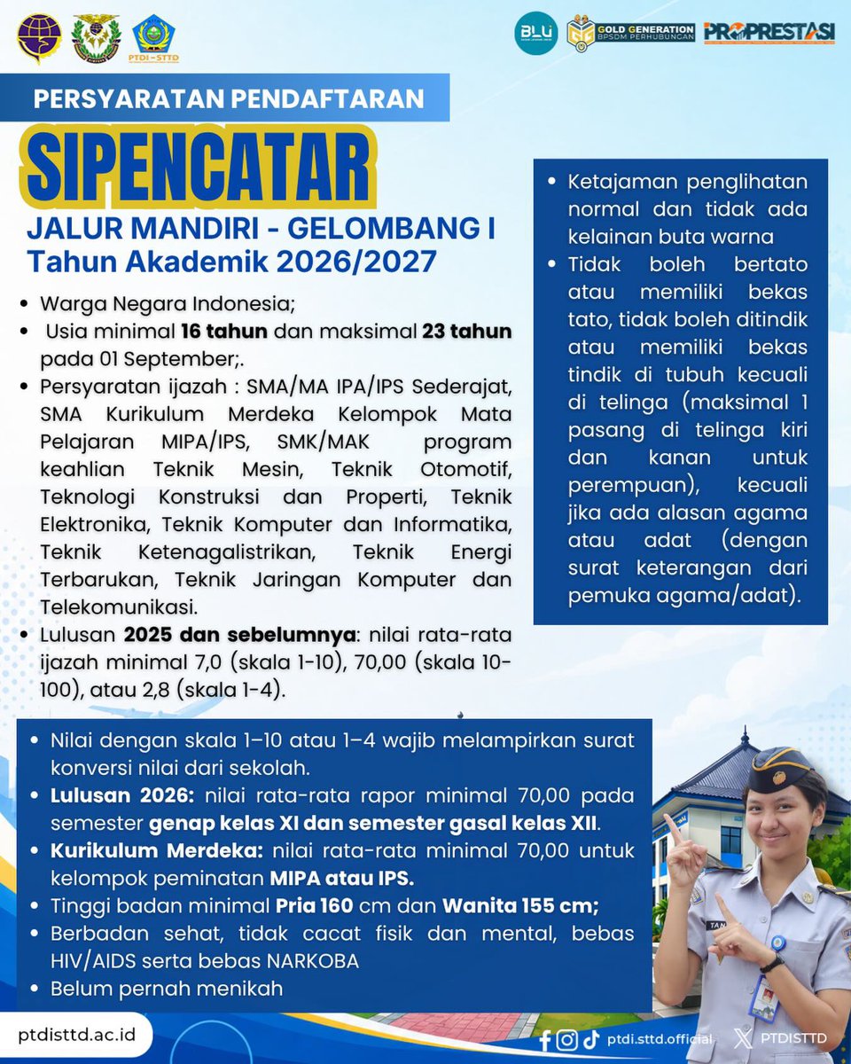 Politeknik Transportasi Darat Indonesia - STTD tweet media