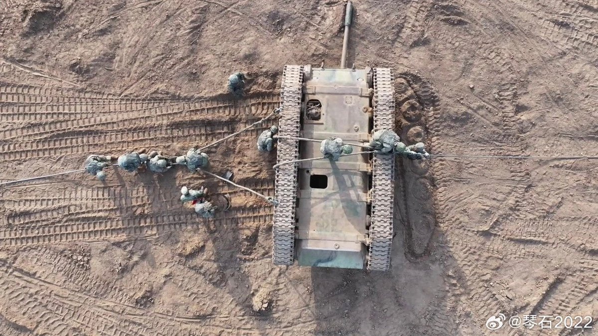 #PLAGF The 82nd Logistic Support Brigade during another armoured ...