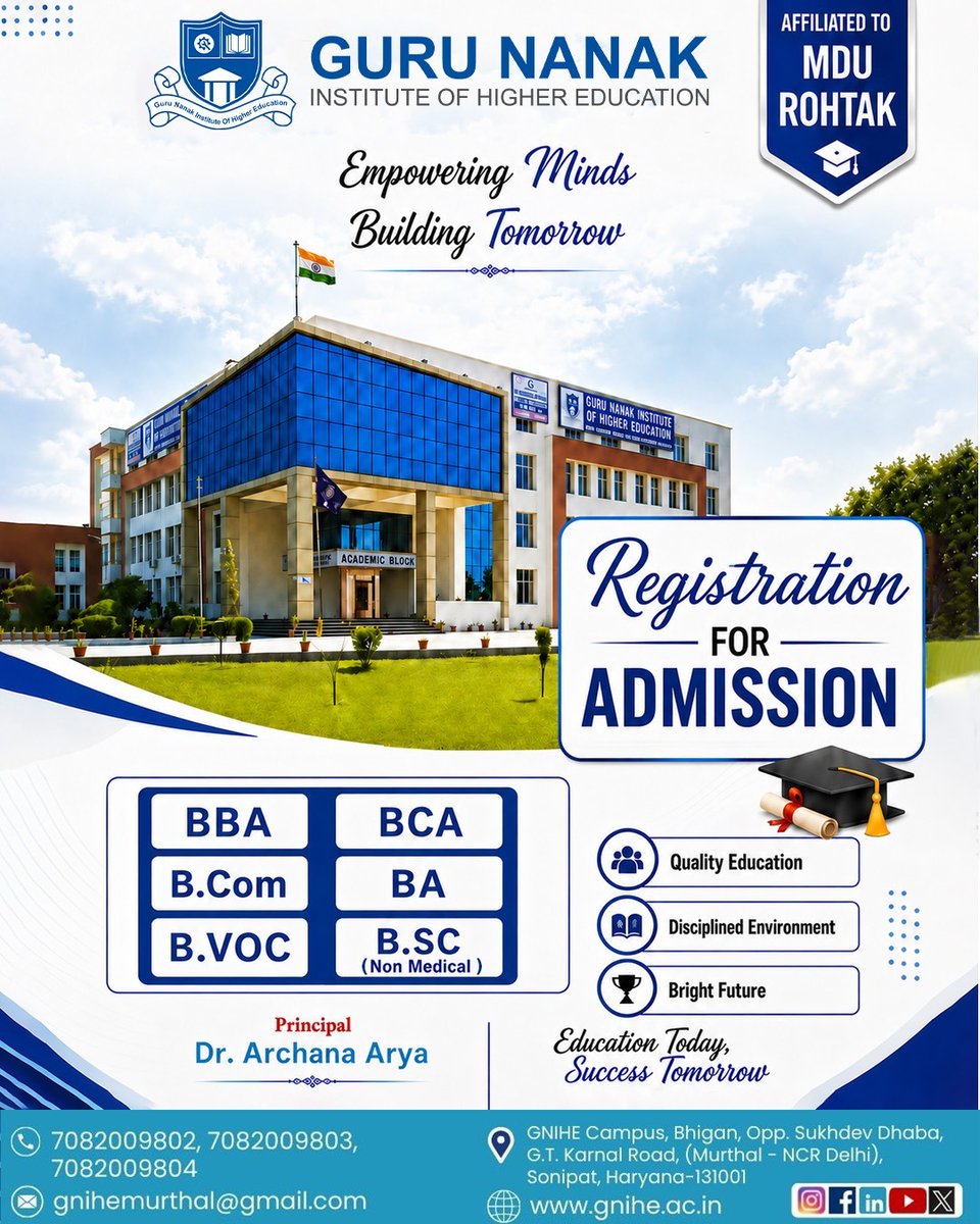 Guru Nanak Institute of Higher Education tweet media