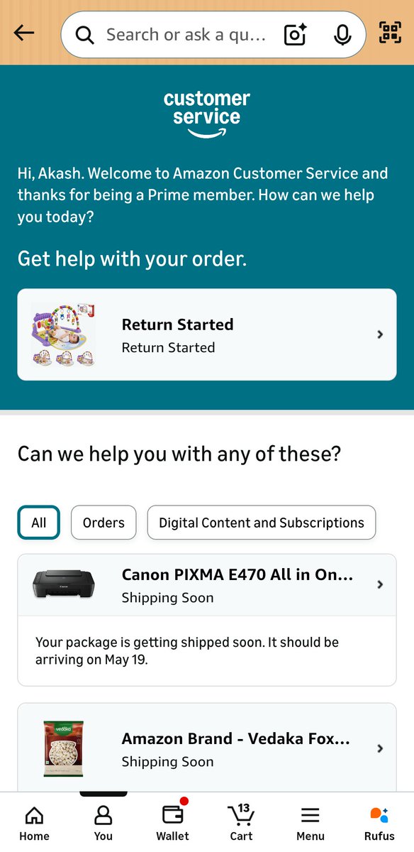 akbaranwal004's tweet photo. @amazon @amazonIN @AmazonHelp Due to your technical glitch, I'm facing the issue. When I'm trying to initiate replacement, getting below error and replacement request fails. When trying to use Amazon customer support, it shows return has been started. I'm frustrated now. https://t.co/ZzCuDE5M9x