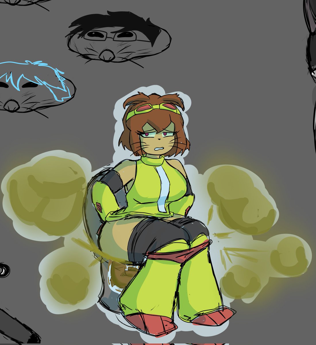 YoshzzzArt's tweet photo. Here’s a quick drawing of… honestly, I don’t even know the character, but a friend asked me to draw her quickly, so… here you go🔥🔥🔥📈 https://t.co/sK1cNYzihp