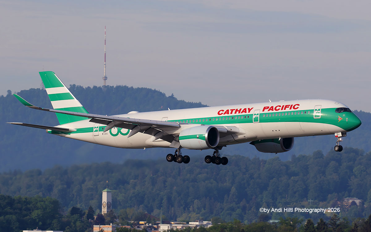 DC10lover's tweet photo. Cathay Pacific Airways Airbus A350-941 B-LRJ / ZRH 10. Mai 2026
The beauty was in town🤗
@cathaypacific
@Airbus
@zrh_airport @AviationMags #avgeeks #A350 #zrh #jetphotos #aviationlover #aviationphotography #planespotter #spotters #cathaypacific #aviationnews #aviation #airbus https://t.co/hILm130ALT