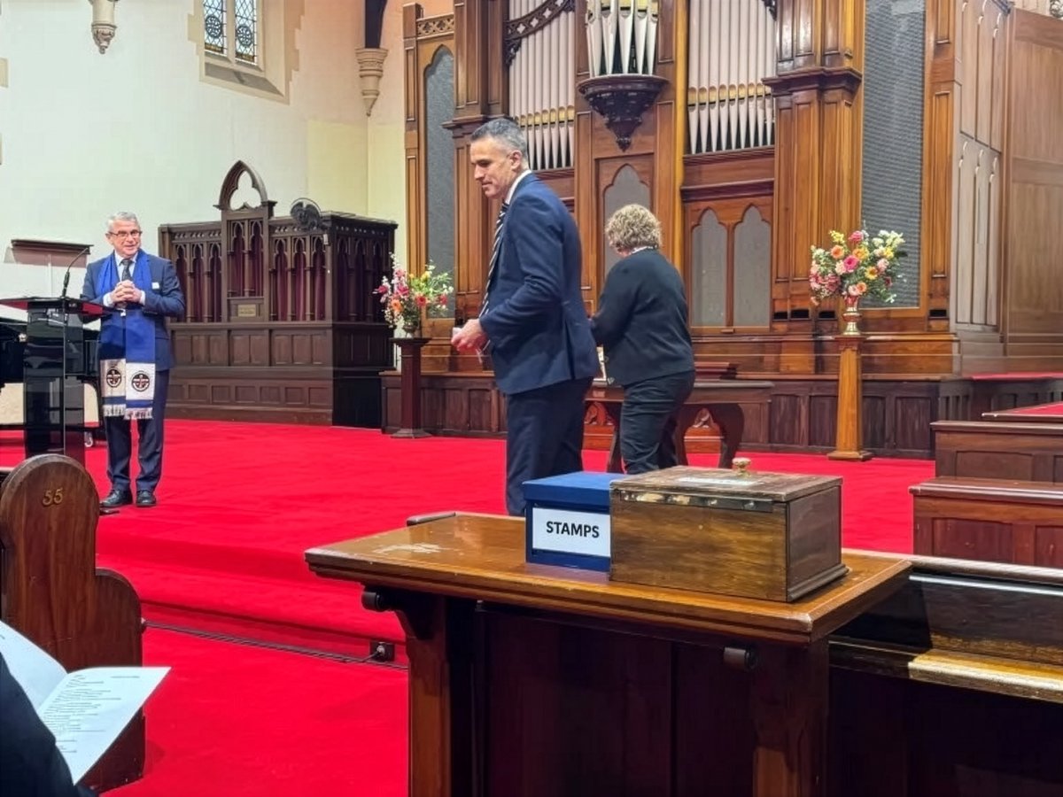 SynodofSA's tweet photo. On Thursday last week, Moderator Rev Peter Morel opened a service at Flinders Street Baptist Church marking the start of the 𝟮𝟬𝟮𝟲 𝗦𝘁𝗮𝘁𝗲 𝗣𝗮𝗿𝗹𝗶𝗮𝗺𝗲𝗻𝘁𝗮𝗿𝘆 𝗬𝗲𝗮𝗿. 

Read the full report from The Southern Cross here 👇
https://t.co/5CK0TwRzVN https://t.co/cp55BiQTd3
