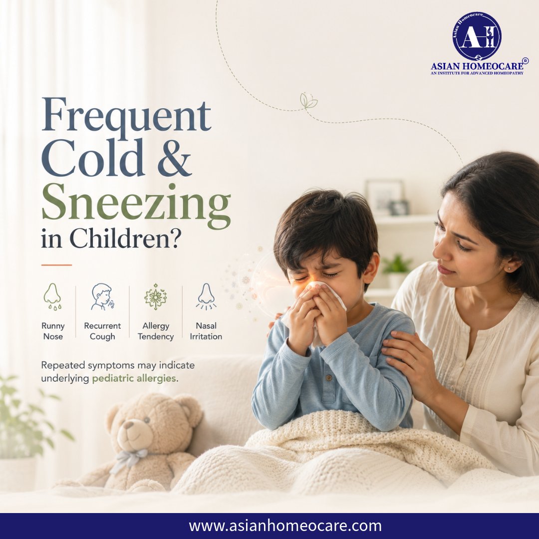 AsianHomeopathy's tweet photo. Frequent sneezing, runny nose, repeated cold, or cough in children may be more than just weather changes.
Early attention and Homeopathy medicines help support better long-term immunity naturally.

#PediatricAllergy #ChildHealth #Sneezing #Homeopathy #AsianHomeocare https://t.co/UdvtgIk23t