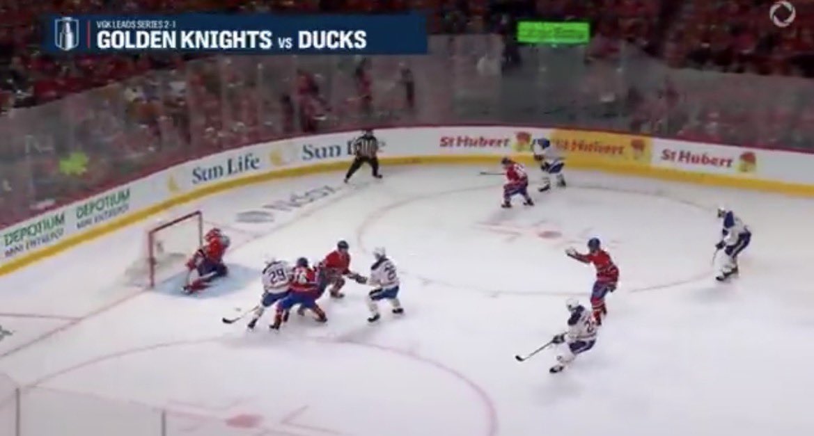 JamesFeind's tweet photo. @NoahtheHabsfan @EricEngels Be for real, you can see him initiate contact before the puck is even passed https://t.co/BQMFAAoFex