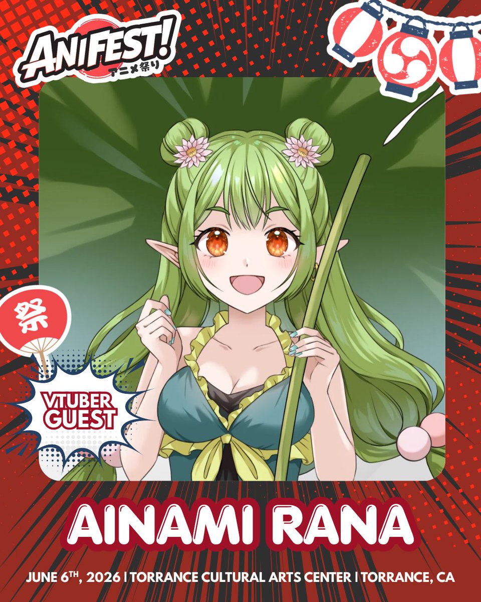 anifestcon's tweet photo. 🏮Guest Announcement!🏮 Ainami Rana
We’re excited to have @Ainami_Rana at AniFest!
About Ainami Rana:
I am Ainami Rana a froggy kappa God. I am an IRIAM founding streamer and part of bondlive EN gen 1: 1nspiris
#animeevent #animecon #vtuber #vtuberevent https://t.co/83j5UbnXfO