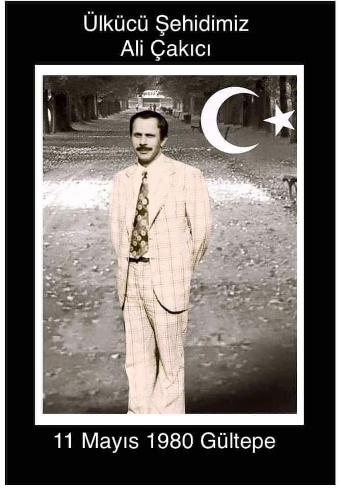 catalbasbaris's tweet photo. Ülkücü Şehidimiz ALİ ÇAKICI
11 Mayıs 1980 Gültepe

Gültepe Yahya Kemal mahallesindeki işyerinde, yasadışı örgüt militanlarının hain saldırısında şehit edilen Ülkücü Şehidimiz Ali Çakıcı’yı şehadetinin yıldönümünde rahmetle anıyoruz.

Ruhu şad, mekanı Cennet olsun. https://t.co/32gebTyRsl
