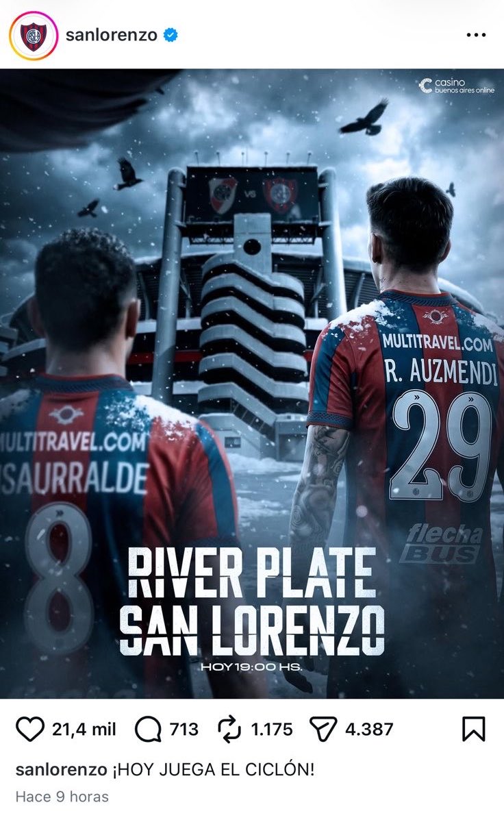 Le mandamos un saludo especial al CM de San Lorenzo, <a href="/matitirelli/">Matías.</a>. 

Era meter un penal más maestro!!!! 🛒🛒🛒