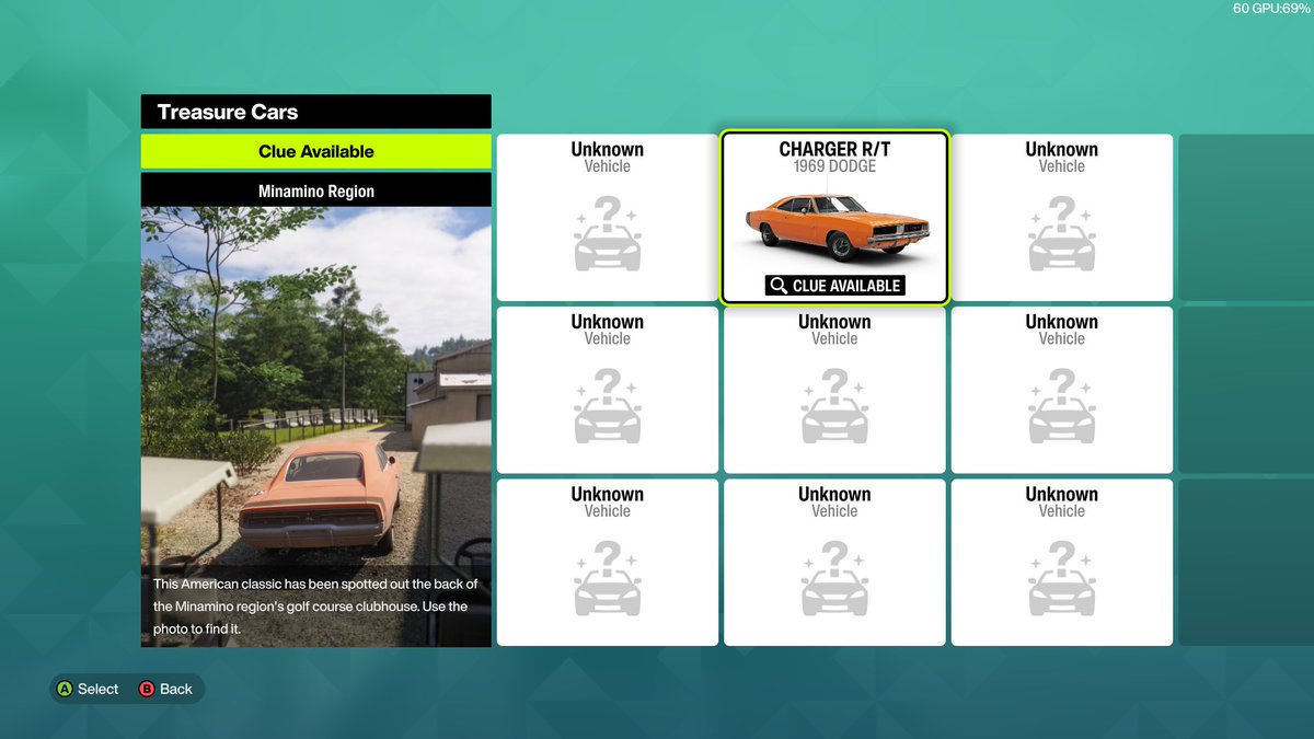 Treasure cars, basically barn finds but youre given a clue via an image ...