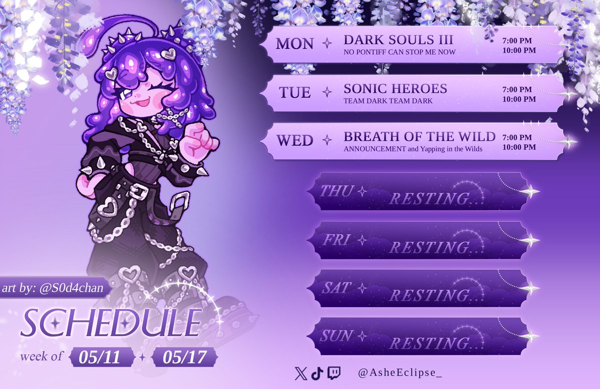 Ashe Eclipse | 💜 Slime Vtuber 🌘 - LIVE NOW 🔴 tweet media