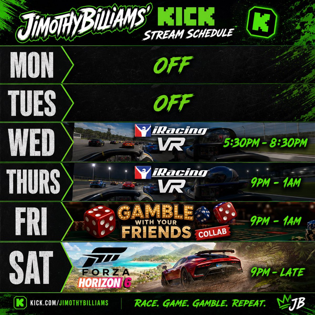 Jimothy Billiams | Kick Garage Network tweet media