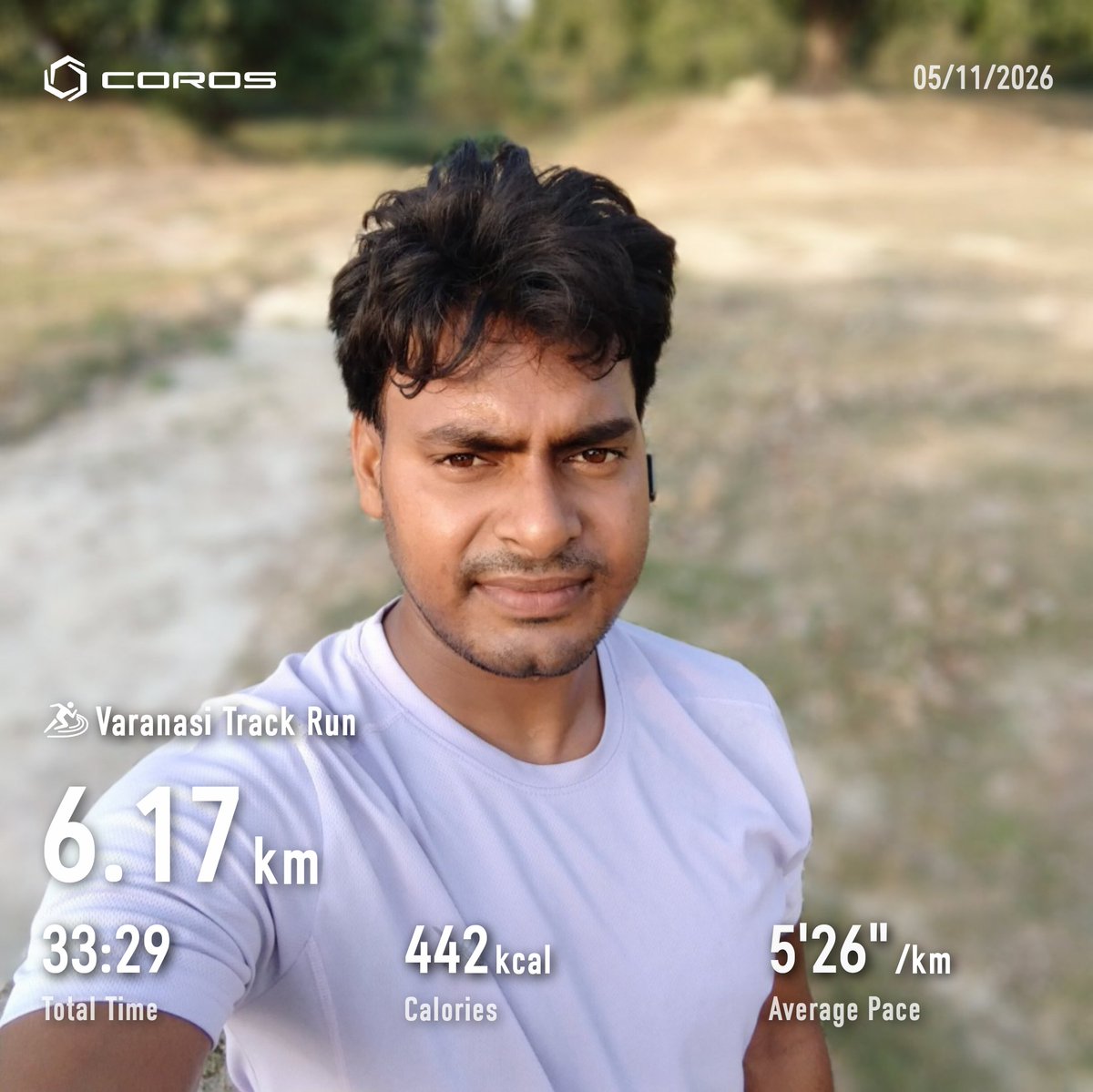 Shaktisingh_Vns's tweet photo. 6.17 km completed. πββοΈ
33:29 | Pace 5β26β/km | 442 kcal burned.
Progress is built one run at a time. Consistency > excuses. β‘
#TrackRun #Running #COROS #FitnessMotivation #MorningRun #RunnerLife https://t.co/KM2ZFchk7j