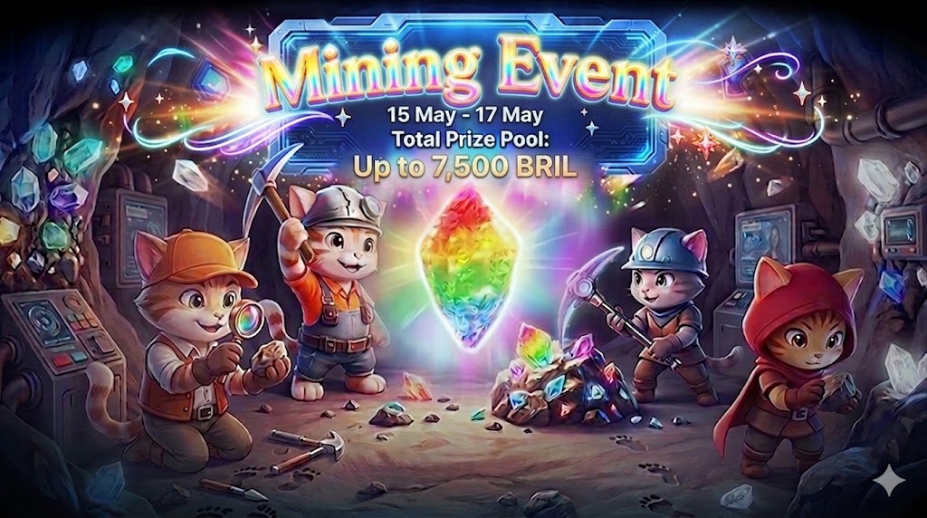 xplay_w3's tweet photo. 🎉 WEEKEND MINING MARATHON 🎉

🇮🇩 Exclusive for Indonesian Players! 🇮🇩

Brilliantcrypto is hosting a mining marathon with thousands of BRIL in prizes! 💸

📅 Schedule: Friday (00:01) – Sunday (23:59)

📝 How to Join: 👇 https://t.co/kBgOgNjh6R