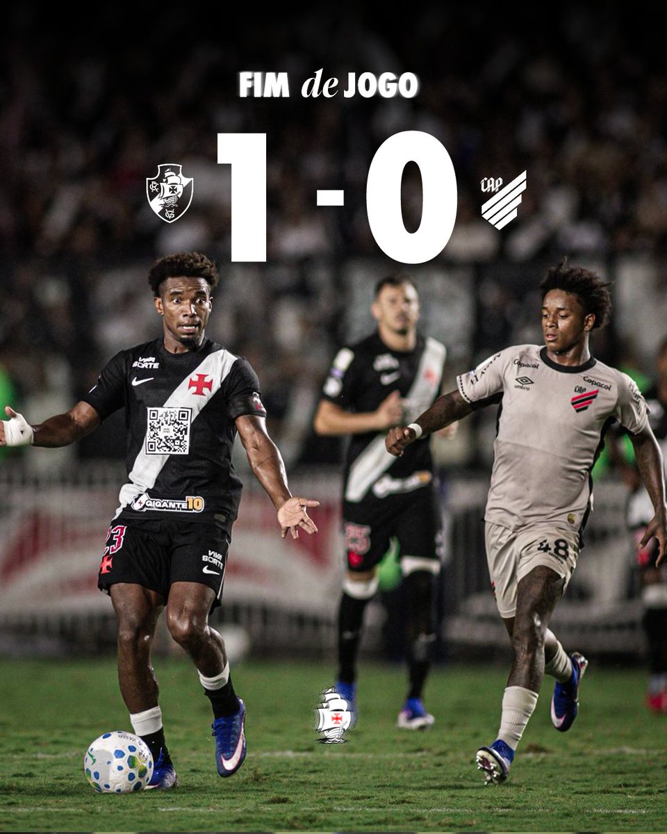 ➕3️⃣ 𝑷𝑶𝑵𝑻𝑶𝑺! 💢

O VASCO DA GAMA VENCE O ATHLETICO PARANAENSE EM SÃO JANUÁRIO COM GOL DE THIAGO MENDES! ⚽

📸: Matheus Lima | #VascoDaGama

#VASxCAP
#Brasileirão2026
