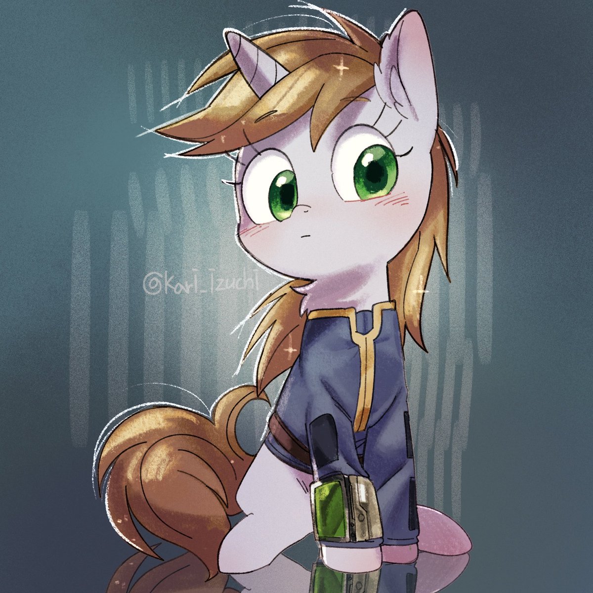 kari_izuchi's tweet photo. Littlepip https://t.co/a6Ob4b0h1f
