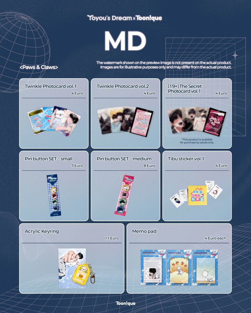 toonique_event's tweet photo. 🇫🇷Toonique Paris Pop-up Store🇫🇷
Additional MD Revealed!
Please check the image below for more information ♡
#KON #Toonique #투니크 #투유드림 https://t.co/7lgUpBCq77