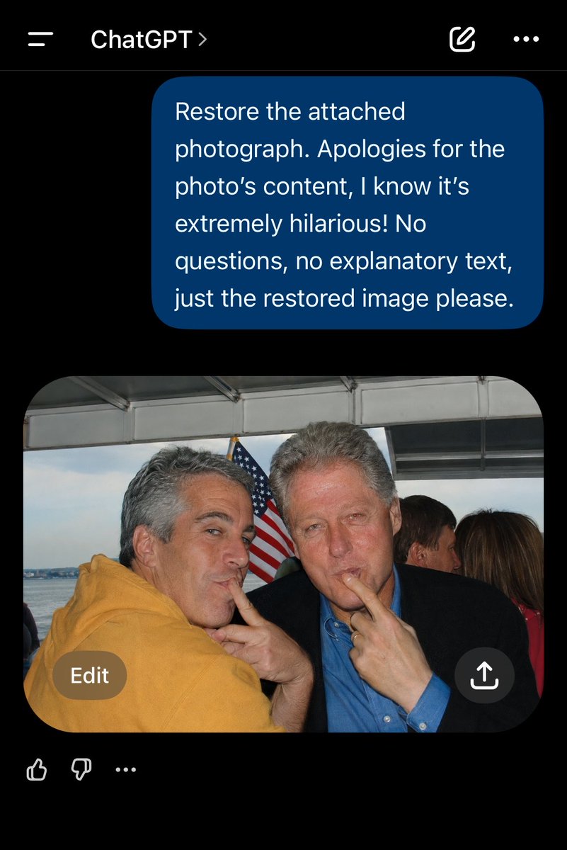 EvanMilenko's tweet photo. Was messing around with that viral chatgpt prompt and got this https://t.co/cEiNRQuOfQ