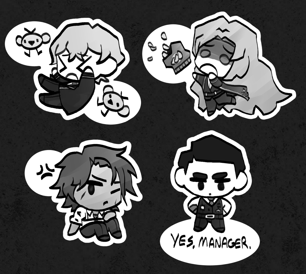 merruONLINE's tweet photo. #LimbusCompany

more chibi doodles! i'll finish the rest of the sinners next time and maybe draw some other characters :] https://t.co/oE8YL9hzd7