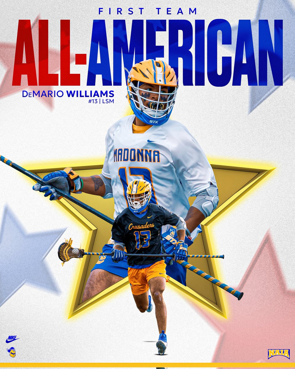 MUCrusadersMLAX's tweet photo. The Madonna Crusaders led the country in All-Americans, with six first-team and one second-team selection. #ChaseExcellence https://t.co/FqJJSgnm1h