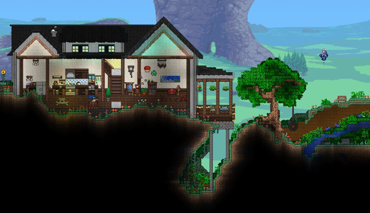 AureliaAlbright's tweet photo. A community center and place to call home! (◕‿◕✿)
#Terraria #Tmodloader https://t.co/VBcnoqAilD