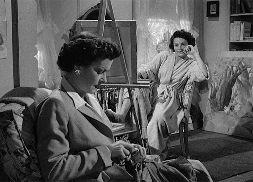analgesicsleep's tweet photo. This week’s #BNoirDetour leading ladies are Joan Bennett and Geraldine Brooks 
#TheRecklessMoment #JoanBennett #GeraldineBrooks #FilmNoir https://t.co/wep6fenGVF