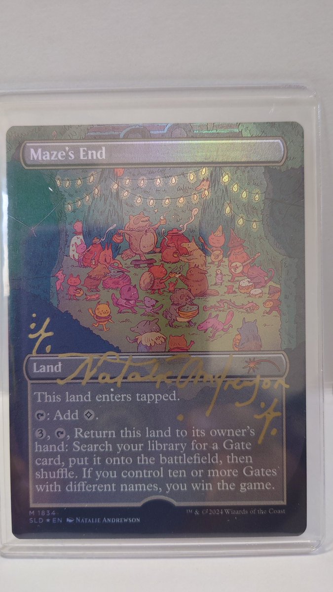 MTG歴28年、初のアーティストプルーフを入手！ MTGっぽくない可愛い