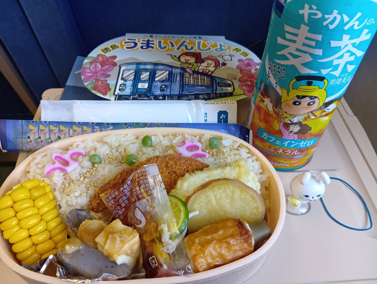 JASNGK2000's tweet photo. 翌日、往復共に藍よしのがわトロッコに乗車。
3日前迄に予約の徳島うまいんじょ弁当🍱食べて沿線の人に手を振り、夜はひょうたん島ナイトクルーズに。
まぁまぁ良かった🙂

夜飯はまた徳島ラーメンを🍜 https://t.co/ETJDhhPwla