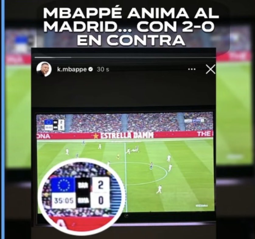 BarcaFenix's tweet photo. Mbappe cada día te quiero mas.🤣🤣 https://t.co/7o09jAc5AX