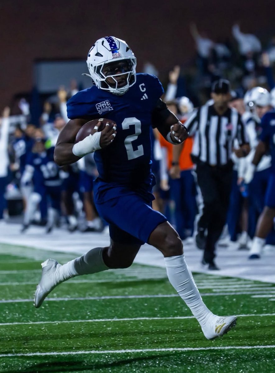 JaylenFrancis_'s tweet photo. I am extremely blessed to receive my 6th D1 offer from University of Georgia Southern π€π#AGTG #soarbeyond @CoachFreemanFB @shockperform_ @Andy_Villamarzo @ChadSimmons_ @adamgorney @247Sports @JohnGarcia_Jr @PrepRedzoneFL https://t.co/qhPgYfAbpc