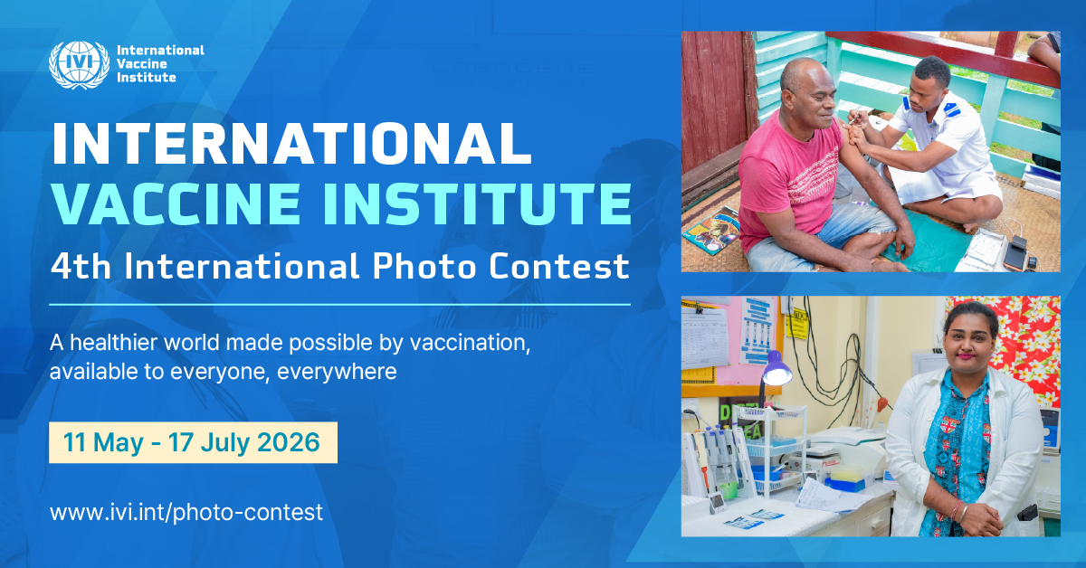 IVIHeadquarters's tweet photo. 📸 Calling all photographers!

Enter the IVI International Photo Contest 2026 and help show how vaccination builds a healthier world—for everyone, everywhere.

🏆 Prizes up to US$2,000
📅 Deadline: 17 July 2026

➡️ Enter here: https://t.co/4yP688P6UN https://t.co/Wmu299g7Ly