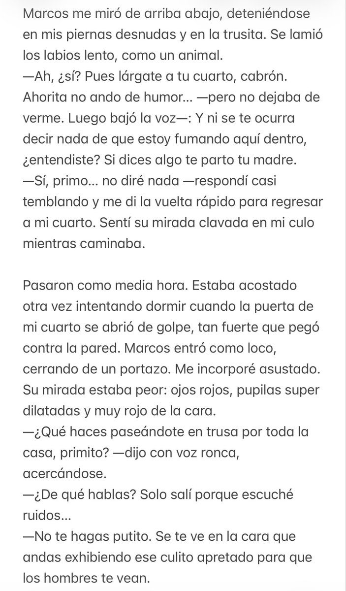 HomoRelatos's tweet photo. Del infierno al cielo 

Parte 1: Mi primo me hace saber mi lugar 🔥🔥🔥🔥

#relatoseroticosgay #gaysex #sexogay #relstosgay #gay https://t.co/MJTDUZo5Lj