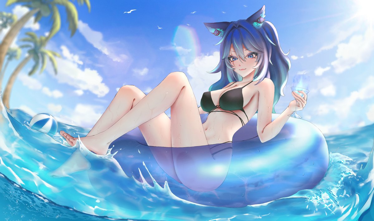 calla_holic's tweet photo. ☀️ Summer YCH open!! ☀️
Are you ready for summer? come grab a slot!

♡ &amp; ⟳ are very appreciated!
#YCH #VGenComm #CommissionOpen https://t.co/0sQjxDvdQ0