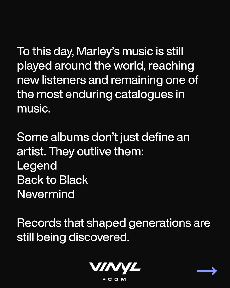vinyldotcom's tweet photo. In 1981, Bob Marley passed away, but his music never left.

This week’s drop celebrates the records that are still being played, discovered, and passed on.

Which album still lives with you? 👇

#BuyVinyl #BuyRecords #BuyVinylRecords #OnlineVinylShop #OnlineVinylStore https://t.co/4QDRls4WgX