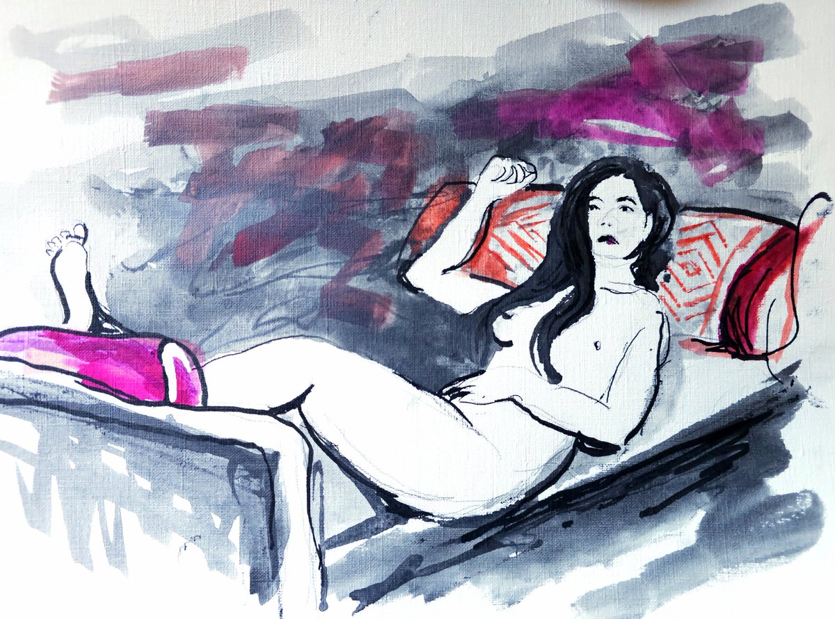 AndySumnerArt's tweet photo. A Sunday spent sketching - a pleinair watercolour + ink at Canberra's Haig Park markets, then joining a group of artists in a bar for some life drawing https://t.co/xbHaqWrMOU