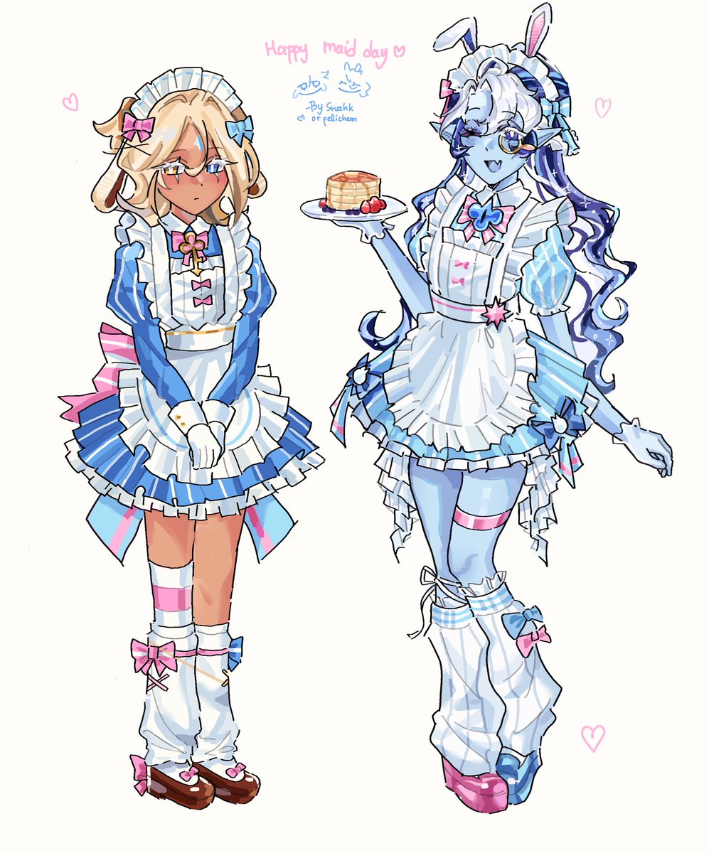 stvahk's tweet photo. Repost, had to fix some stuff. Happy (late) maid day!
#truthlesssage #puremilk #shadowvanilla #crk https://t.co/sRX2ZULFTA