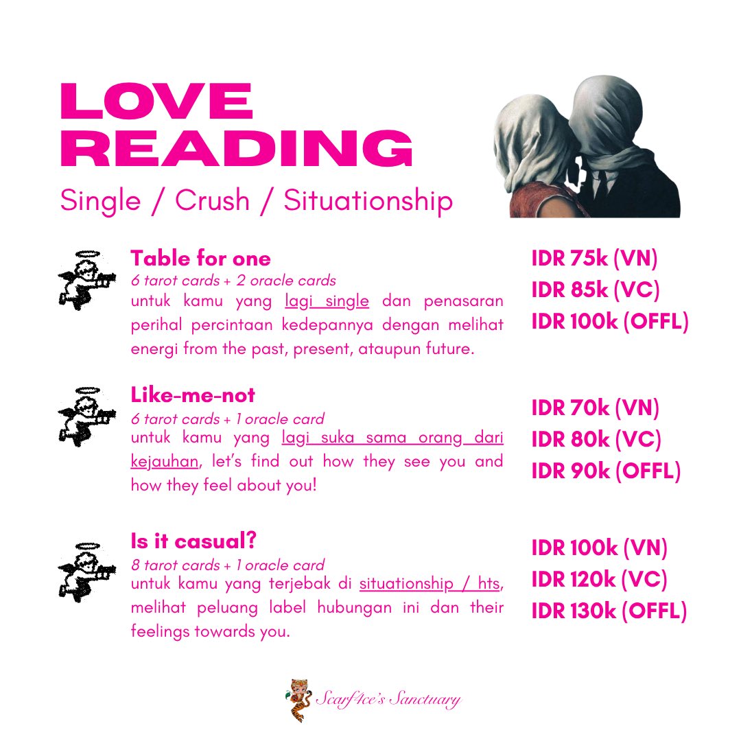574zQ's tweet photo. [NEW PL] Scarf4ce’s Sanctuary— Tarot &amp; Matrix Chart Reading 𖥔 ݁ ˖🛸

- Everyone is welcomed and no judgement (🏳️‍🌈 friendly)
- VN, VC, Offline
- Fast process, max 30 mins

for pl details, testimonies, &amp; contact clink this link :
https://t.co/Kz9Qi4NDI0

#zonauang #tarot https://t.co/SnHRavujAP